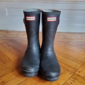 Hunter Wellies Original Short, Black